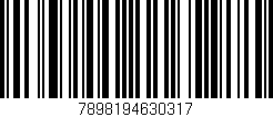 Código de barras (EAN, GTIN, SKU, ISBN): '7898194630317'