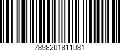 Código de barras (EAN, GTIN, SKU, ISBN): '7898201811081'