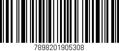Código de barras (EAN, GTIN, SKU, ISBN): '7898201905308'