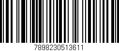 Código de barras (EAN, GTIN, SKU, ISBN): '7898230513611'