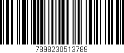 Código de barras (EAN, GTIN, SKU, ISBN): '7898230513789'