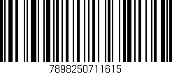 Código de barras (EAN, GTIN, SKU, ISBN): '7898250711615'
