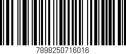 Código de barras (EAN, GTIN, SKU, ISBN): '7898250716016'