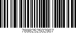 Código de barras (EAN, GTIN, SKU, ISBN): '7898252502907'