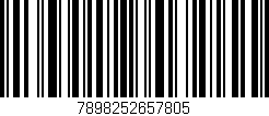 Código de barras (EAN, GTIN, SKU, ISBN): '7898252657805'
