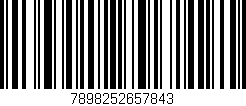 Código de barras (EAN, GTIN, SKU, ISBN): '7898252657843'