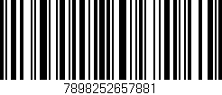 Código de barras (EAN, GTIN, SKU, ISBN): '7898252657881'
