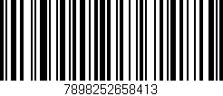 Código de barras (EAN, GTIN, SKU, ISBN): '7898252658413'
