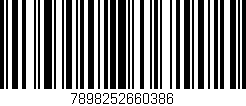 Código de barras (EAN, GTIN, SKU, ISBN): '7898252660386'