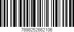 Código de barras (EAN, GTIN, SKU, ISBN): '7898252662106'