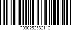 Código de barras (EAN, GTIN, SKU, ISBN): '7898252662113'