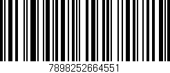 Código de barras (EAN, GTIN, SKU, ISBN): '7898252664551'