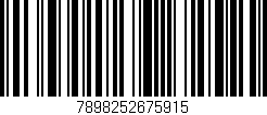 Código de barras (EAN, GTIN, SKU, ISBN): '7898252675915'