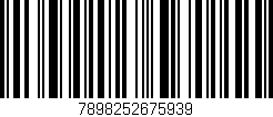 Código de barras (EAN, GTIN, SKU, ISBN): '7898252675939'