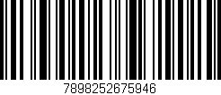 Código de barras (EAN, GTIN, SKU, ISBN): '7898252675946'