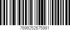 Código de barras (EAN, GTIN, SKU, ISBN): '7898252675991'