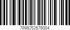 Código de barras (EAN, GTIN, SKU, ISBN): '7898252676004'