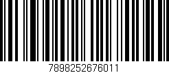 Código de barras (EAN, GTIN, SKU, ISBN): '7898252676011'