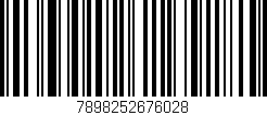 Código de barras (EAN, GTIN, SKU, ISBN): '7898252676028'