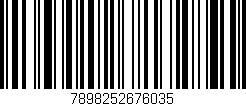 Código de barras (EAN, GTIN, SKU, ISBN): '7898252676035'