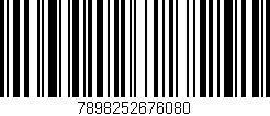 Código de barras (EAN, GTIN, SKU, ISBN): '7898252676080'