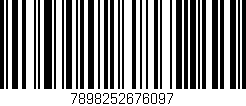 Código de barras (EAN, GTIN, SKU, ISBN): '7898252676097'