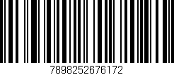 Código de barras (EAN, GTIN, SKU, ISBN): '7898252676172'