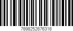 Código de barras (EAN, GTIN, SKU, ISBN): '7898252676318'
