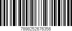 Código de barras (EAN, GTIN, SKU, ISBN): '7898252676356'