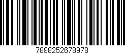 Código de barras (EAN, GTIN, SKU, ISBN): '7898252678978'