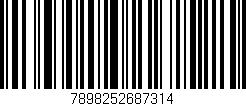 Código de barras (EAN, GTIN, SKU, ISBN): '7898252687314'