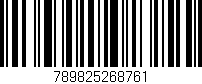 Código de barras (EAN, GTIN, SKU, ISBN): '789825268761'