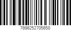 Código de barras (EAN, GTIN, SKU, ISBN): '7898252705650'