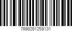 Código de barras (EAN, GTIN, SKU, ISBN): '7898281259131'