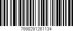 Código de barras (EAN, GTIN, SKU, ISBN): '7898281261134'