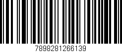 Código de barras (EAN, GTIN, SKU, ISBN): '7898281266139'