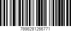 Código de barras (EAN, GTIN, SKU, ISBN): '7898281266771'