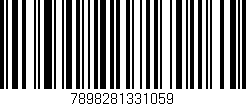 Código de barras (EAN, GTIN, SKU, ISBN): '7898281331059'