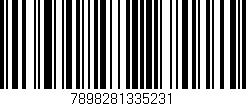 Código de barras (EAN, GTIN, SKU, ISBN): '7898281335231'