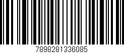 Código de barras (EAN, GTIN, SKU, ISBN): '7898281336085'