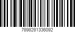 Código de barras (EAN, GTIN, SKU, ISBN): '7898281336092'