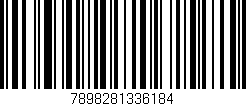 Código de barras (EAN, GTIN, SKU, ISBN): '7898281336184'