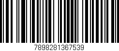 Código de barras (EAN, GTIN, SKU, ISBN): '7898281367539'