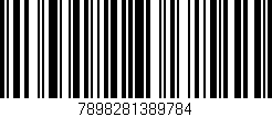 Código de barras (EAN, GTIN, SKU, ISBN): '7898281389784'