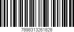 Código de barras (EAN, GTIN, SKU, ISBN): '7898313261828'