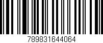 Código de barras (EAN, GTIN, SKU, ISBN): '789831644064'