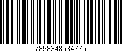 Código de barras (EAN, GTIN, SKU, ISBN): '7898348534775'