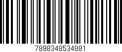 Código de barras (EAN, GTIN, SKU, ISBN): '7898348534881'