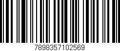 Código de barras (EAN, GTIN, SKU, ISBN): '7898357102569'