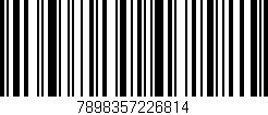 Código de barras (EAN, GTIN, SKU, ISBN): '7898357226814'
